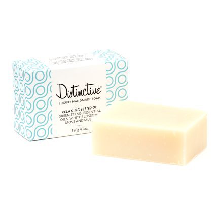 Distinctive luxury hand made soap in the Relaxing essentials oils fragrance