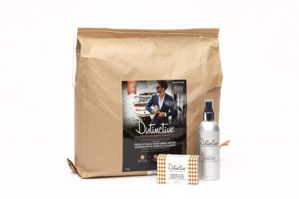 Masculine Energising Fresh deal on our Bulk 10kg sack of detergent, matching fabric and room spray and soap.