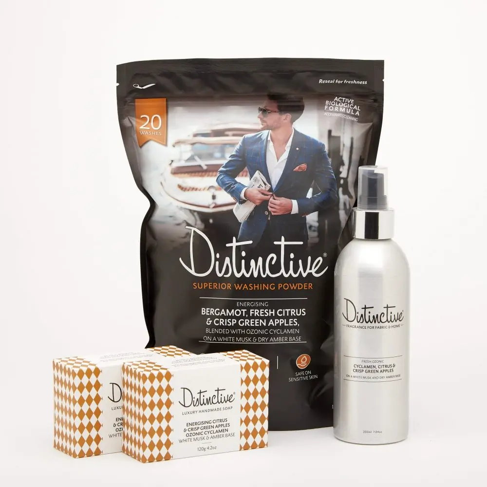 Energising Bergamot and Citrus fresh laundry scent